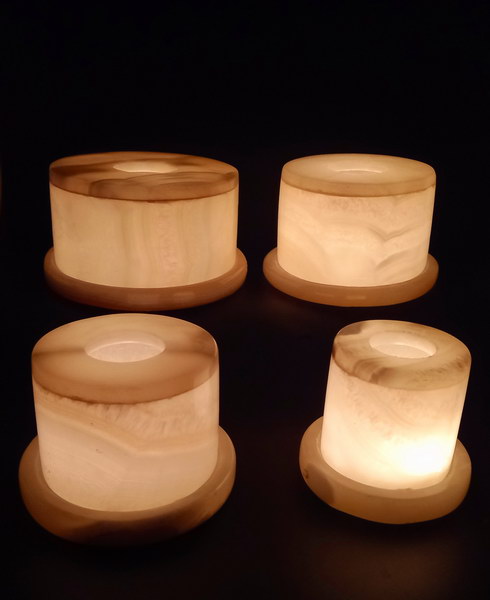 Cylindrical Four Candle Super Lux Set  Holder & Scent Diffuser