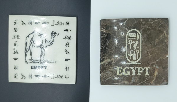Coaster Set Cup Pad Square Handmade Marble