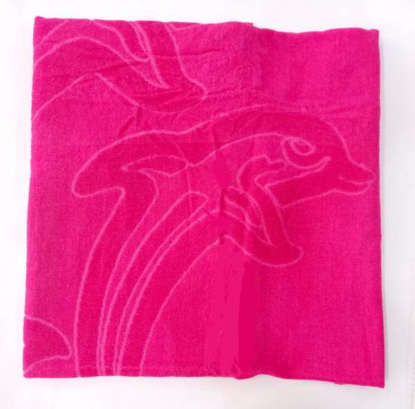 Dolphin Swimming Towel In The Water Style