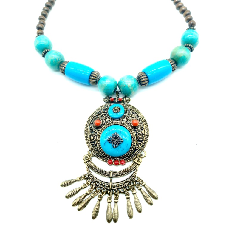 Necklace - Bead Tibetan??