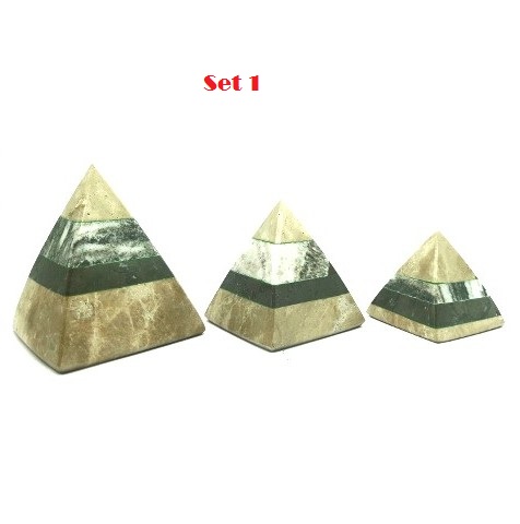3 Pyramids - Marble