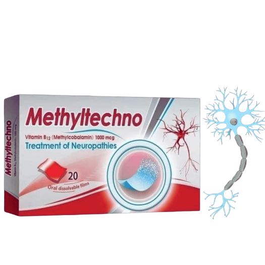 Methyltechno - 1000 mcg 20 Sublingual Plates