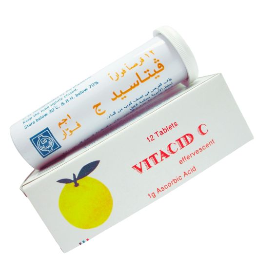 Vitacid C 1 gr - 12 Effervescent Tablets